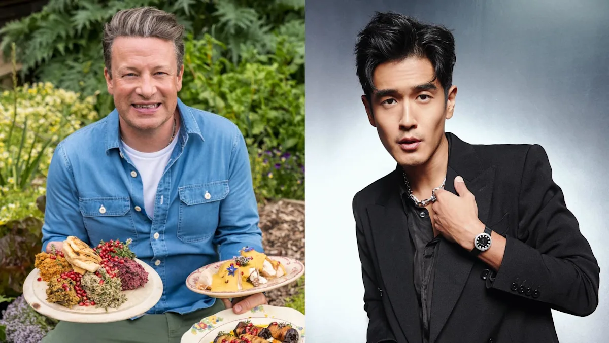 Jamie Oliver dan Nathan Hartono dalam pemberitaan terkait larangan permen karet
