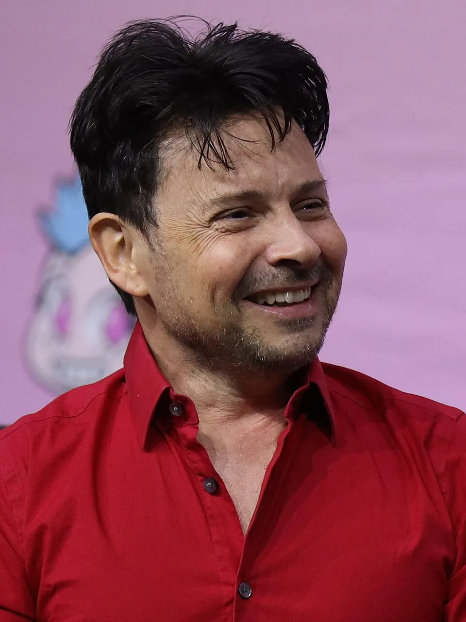 Aktor Jason Marsden saat menghadiri acara konvensi penggemar