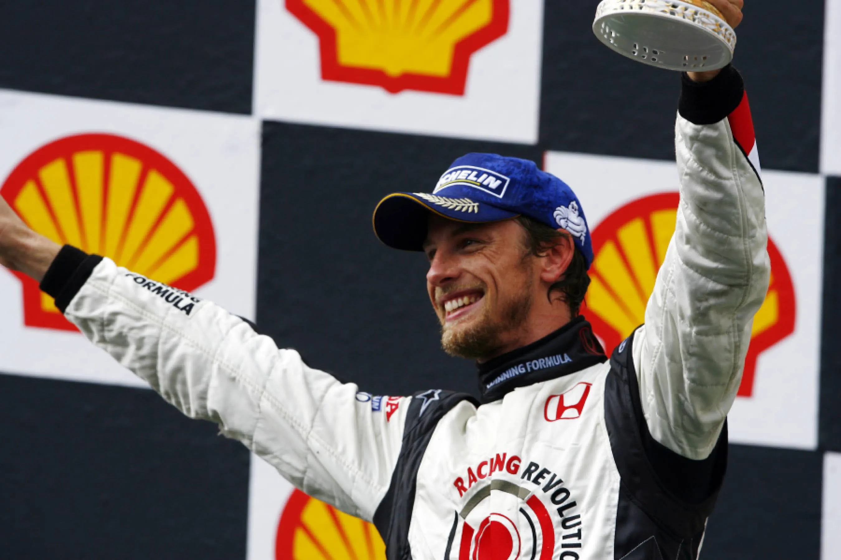 Jenson Button saat mengenang kemenangan bersejarah bersama Honda