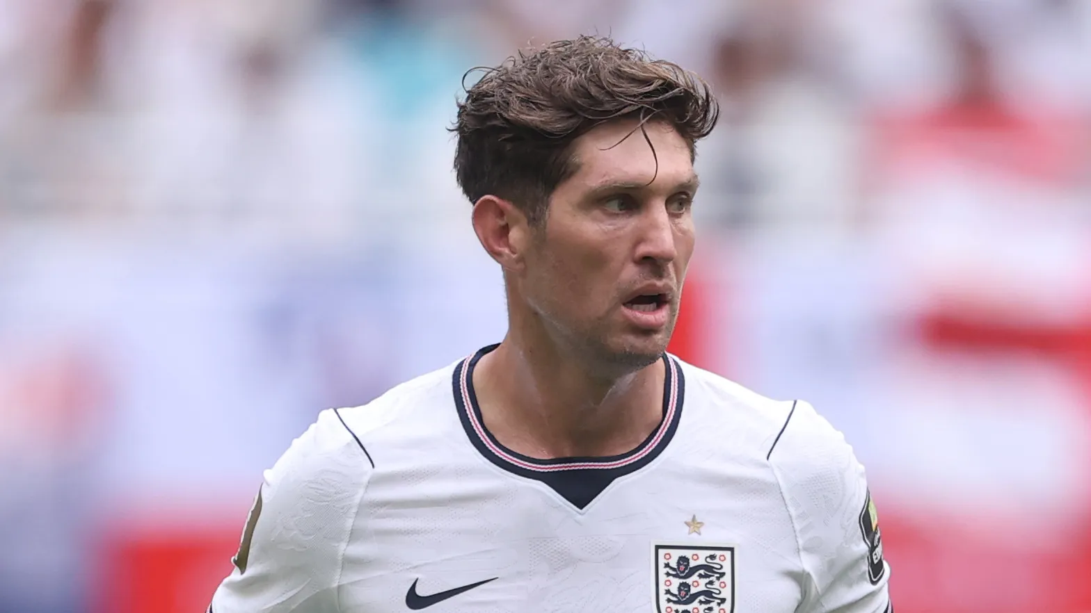 John Stones merayakan gol debutnya dengan seragam Inter Milan