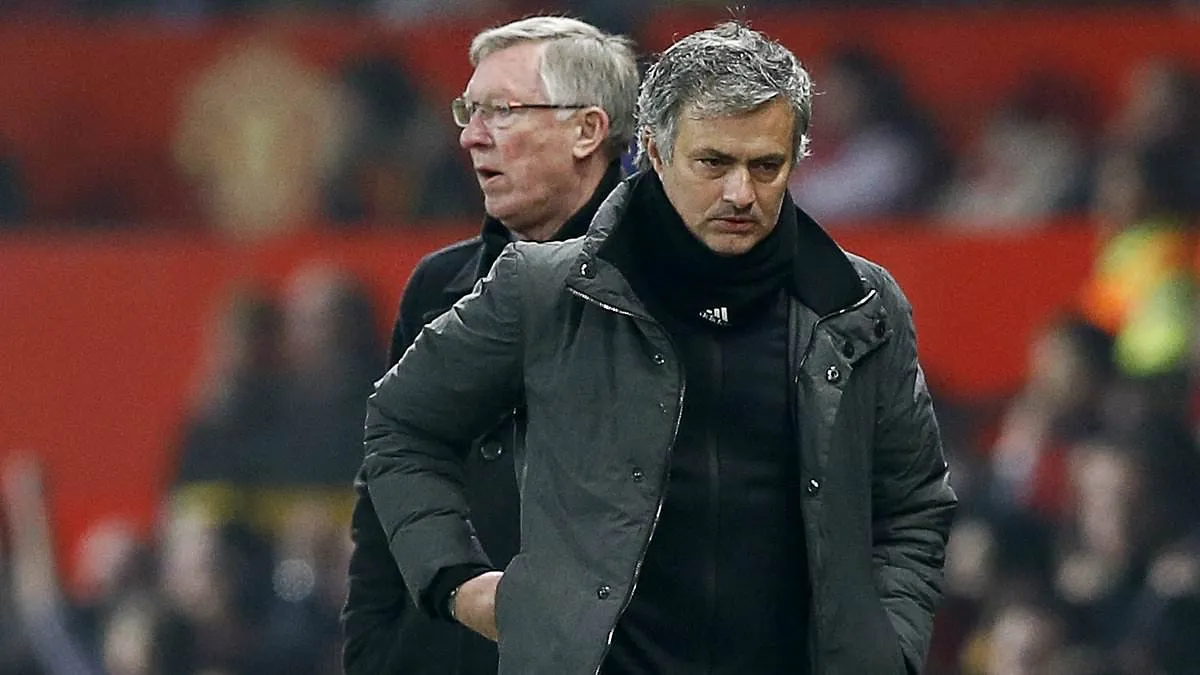 Jose Mourinho dan Sir Alex Ferguson
