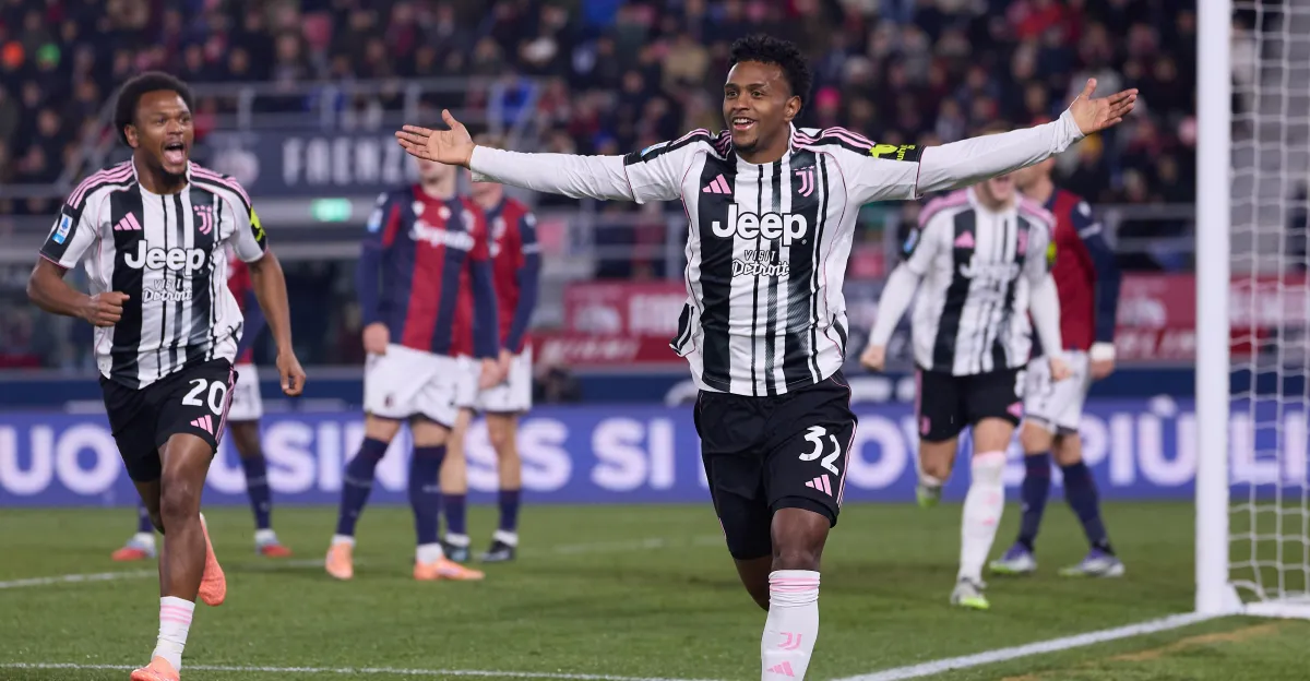 Pemain Juventus dalam sesi latihan menjelang pertandingan Serie A