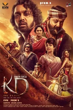 Poster film action thriller KD The Devil dibintangi Dhruva Sarja