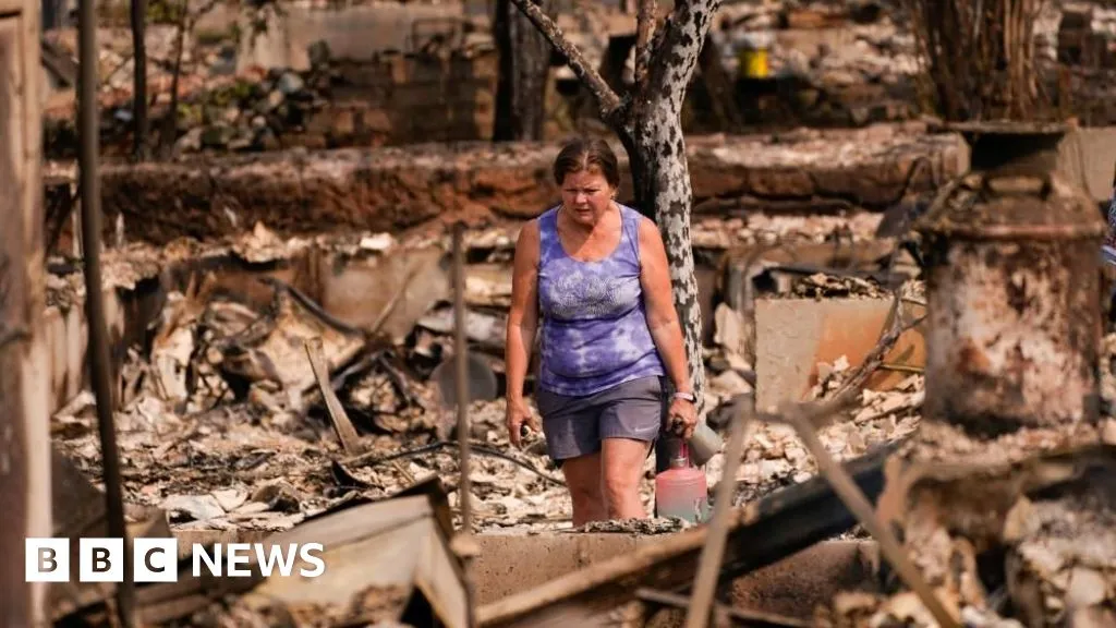 Asap tebal mengepul akibat kebakaran hutan hebat di wilayah Spokane Washington