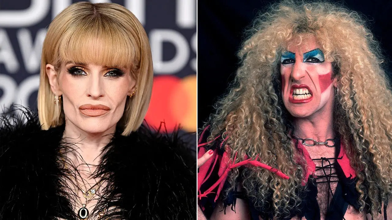 Kelly Osbourne dan mendiang Ozzy Osbourne dalam sebuah acara publik