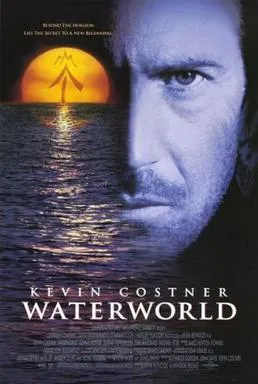 Kevin Costner berperan sebagai The Mariner dalam film Waterworld