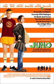 Aktor utama Elliot Page dalam film Juno karya sutradara Jason Reitman