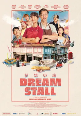Poster dan suasana film Dream Stall karya sutradara Annette Lee
