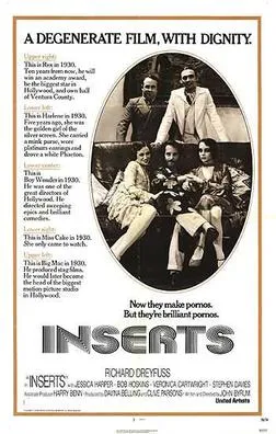 Poster film Inserts tahun 1975 karya sutradara John Byrum
