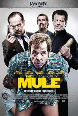 Poster promosi film komedi gelap kriminal Australia The Mule tahun 2014