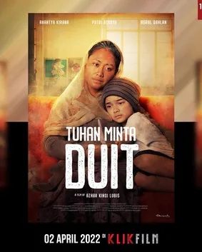 Poster film Tuhan Minta Duit garapan sutradara Azhar Kinoi Lubis