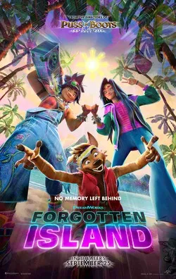 Poster film animasi Forgotten Island karya DreamWorks Animation