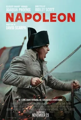 Poster film Napoleon garapan Ridley Scott yang dibintangi Joaquin Phoenix