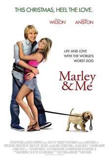 Poster dan adegan film Marley and Me yang dibintangi Owen Wilson