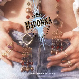 Ilustrasi album klasik Like a Prayer dari penyanyi legendaris Madonna