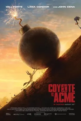 Poster film Coyote vs. Acme yang dibintangi oleh Will Forte