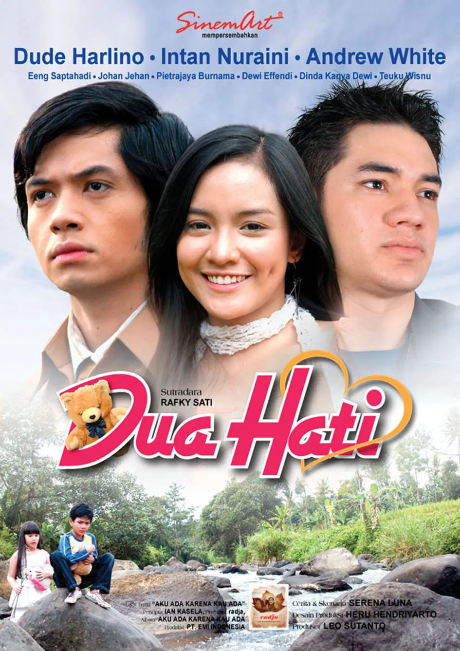 Poster rilisan sinetron Dua Hati produksi SinemArt yang tayang di RCTI