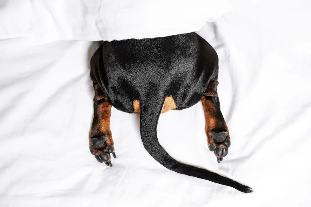 Kisah unik Vicco anjing Dachshund berwajah dua warna