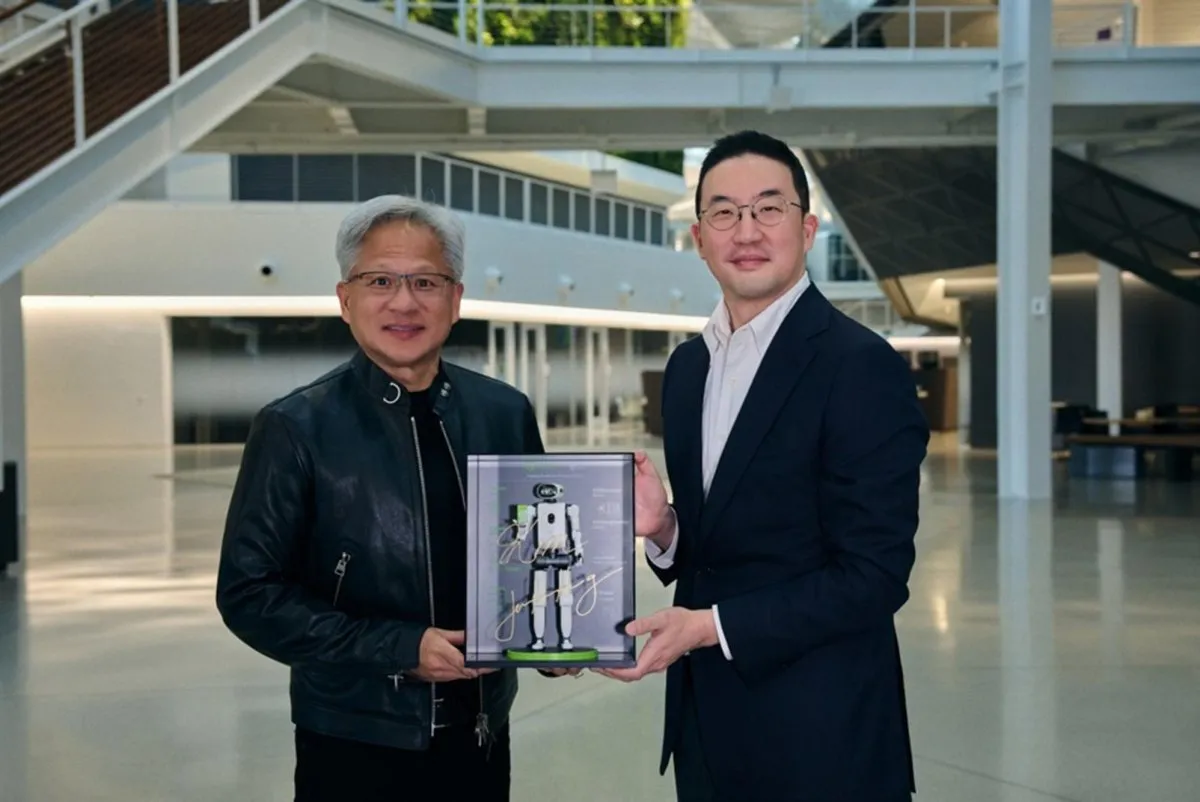 Bos LG dan Nvidia sepakat kembangkan robot humanoid serta pabrik AI