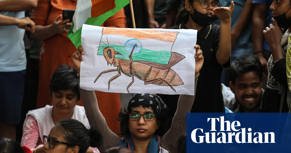 Ilustrasi protes pelajar dan krisis pendidikan di India akibat kebocoran ujian