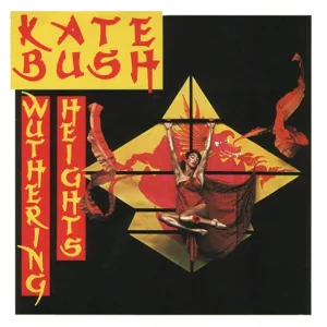 Ilustrasi singel Wuthering Heights oleh Kate Bush dengan nuansa klasik Inggris