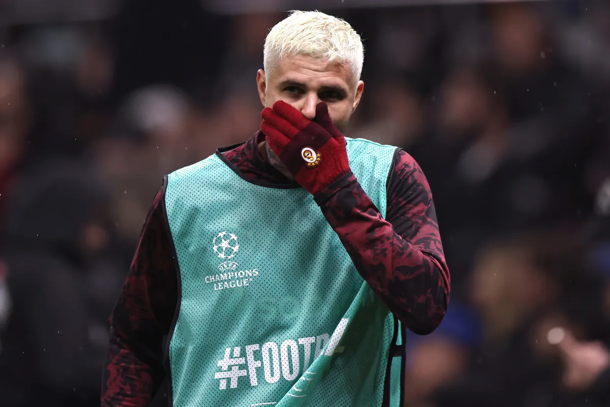 Mauro Icardi saat merayakan gol sebagai ilustrasi ketertarikan Lazio