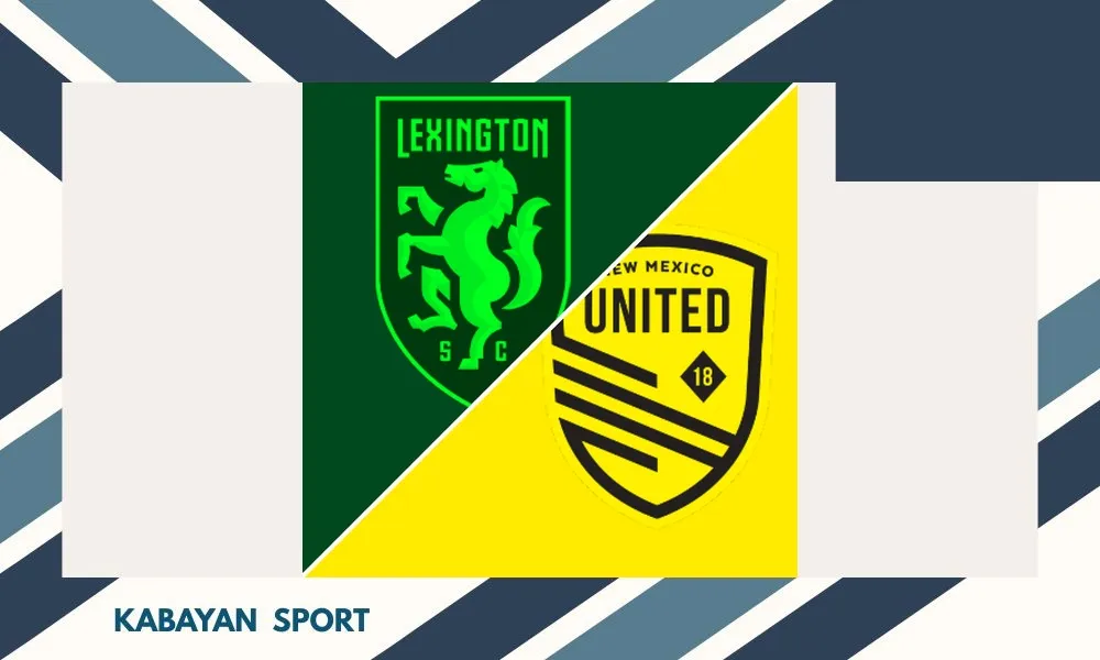 Pemain New Mexico United merayakan gol kemenangan atas Lexington di Lexington Stadium
