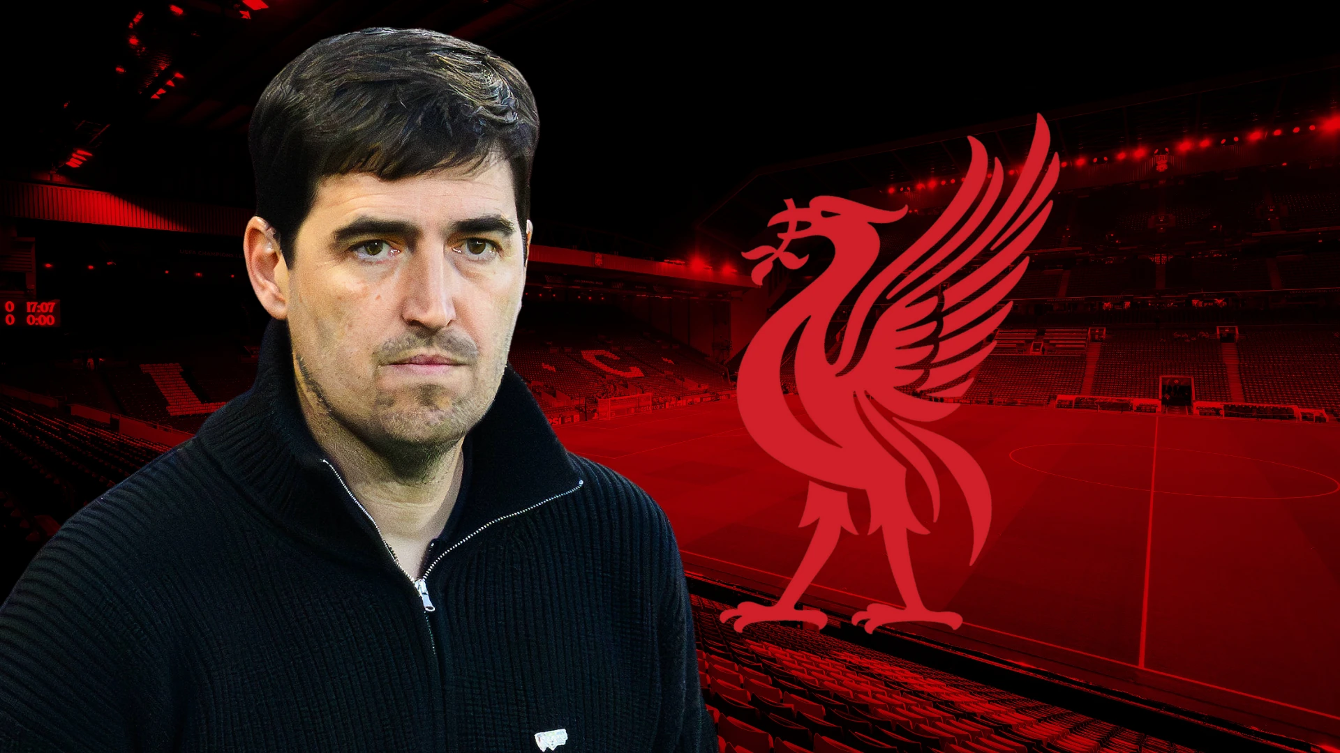 Ilustrasi logo klub Liverpool dan Arsenal dalam perebutan transfer pemain muda Vincent Joseph