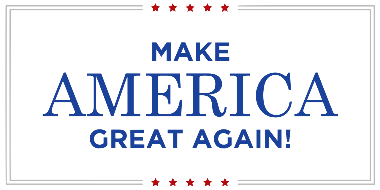 Topi merah bertuliskan Make America Great Again sebagai simbol kampanye Donald Trump