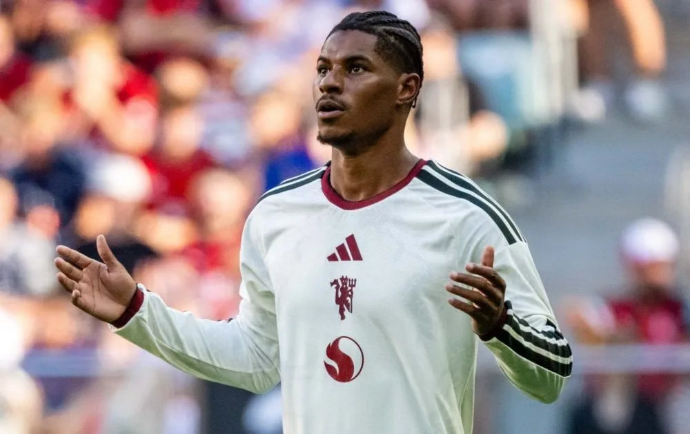Marcus Rashford kembali tampil membela Manchester United melawan AC Milan