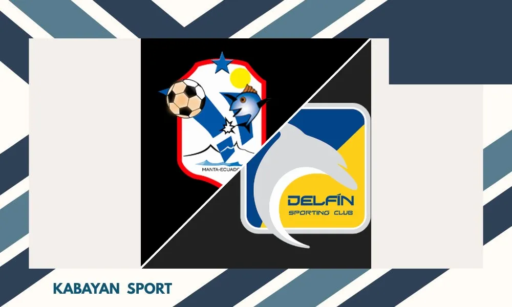 Pemain Delfín merayakan gol kemenangan atas Manta F.C. di Estadio Jocay