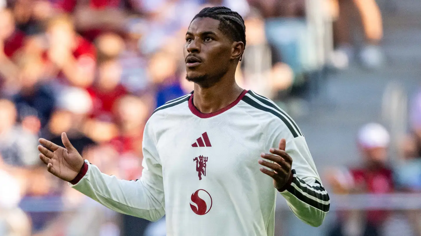 Marcus Rashford saat kembali bermain untuk Manchester United dalam laga persahabatan