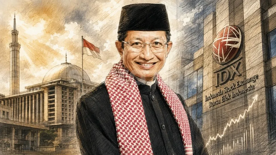 Gedung Masjid Istiqlal di Jakarta Pusat yang terintegrasi dengan bursa efek