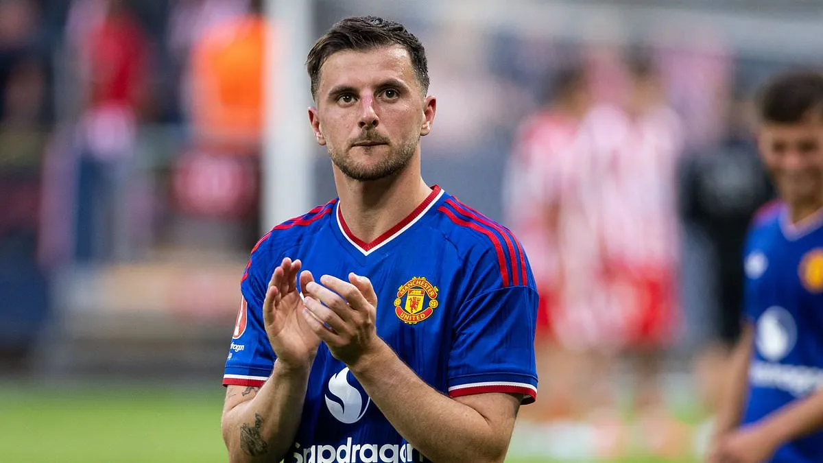 Mason Mount saat membela Manchester United dalam pertandingan pramusim