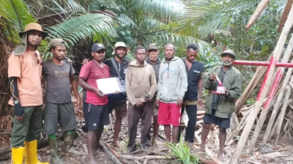 Peta wilayah kelola masyarakat adat Knasaimos di Papua Barat Daya