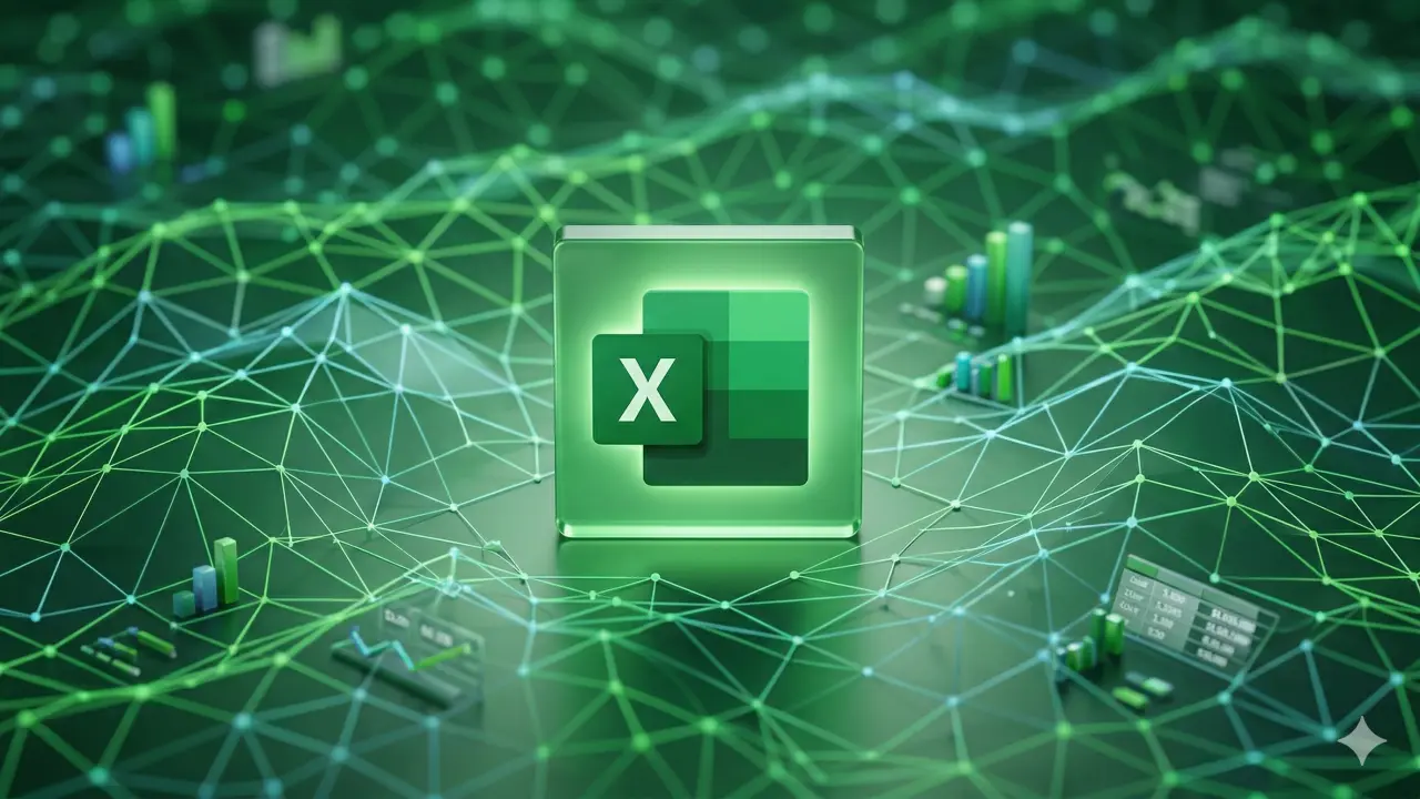 Tangkapan layar logo Microsoft dan aplikasi Excel sebagai ilustrasi penghentian fungsi COPILOT