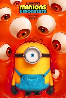 Poster film animasi Minions and Monsters produksi Illumination dan Universal Pictures
