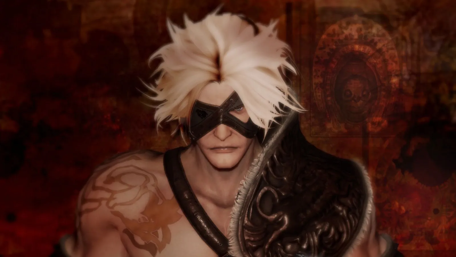 Tampilan mod Father Nier dalam game Nier Replicant ver.1.22 di PC