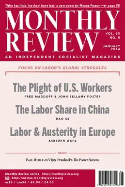 Tampilan sampul edisi cetak majalah sosialis independen Monthly Review