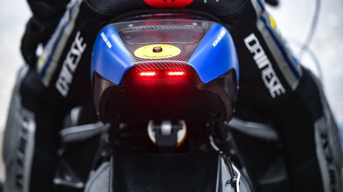 Motor listrik Voxan Wattman yang dikendarai Max Biaggi di Space Florida