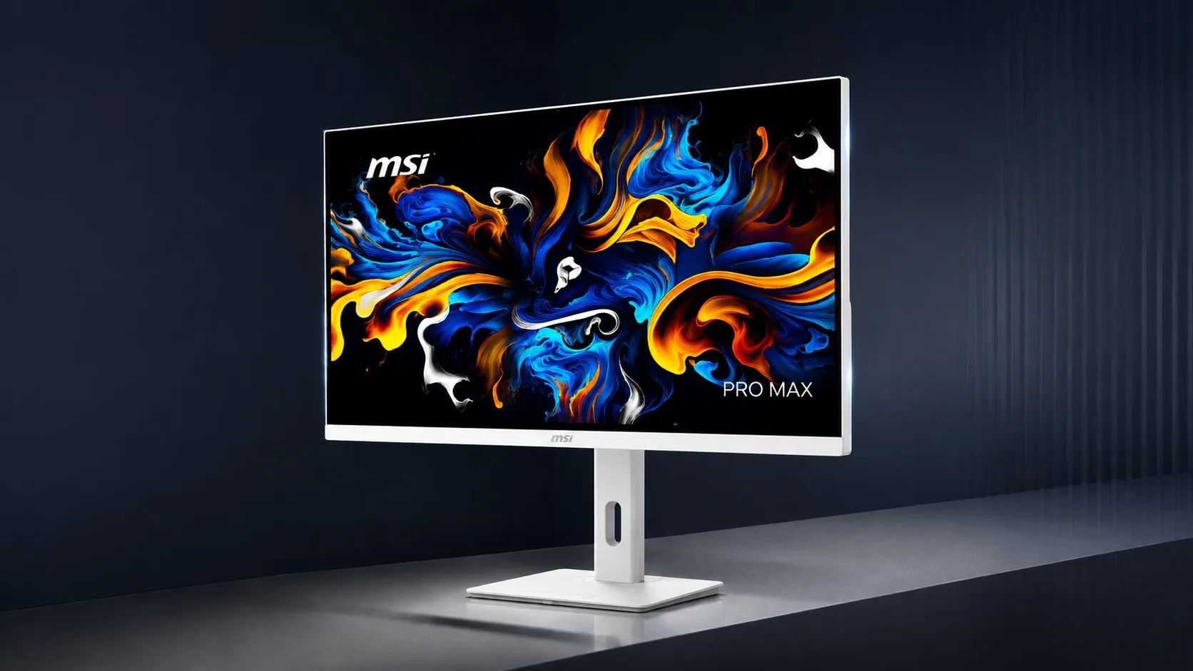 Monitor MSI PRO MAX OLED 271UPJW12 dengan teknologi cetak inkjet
