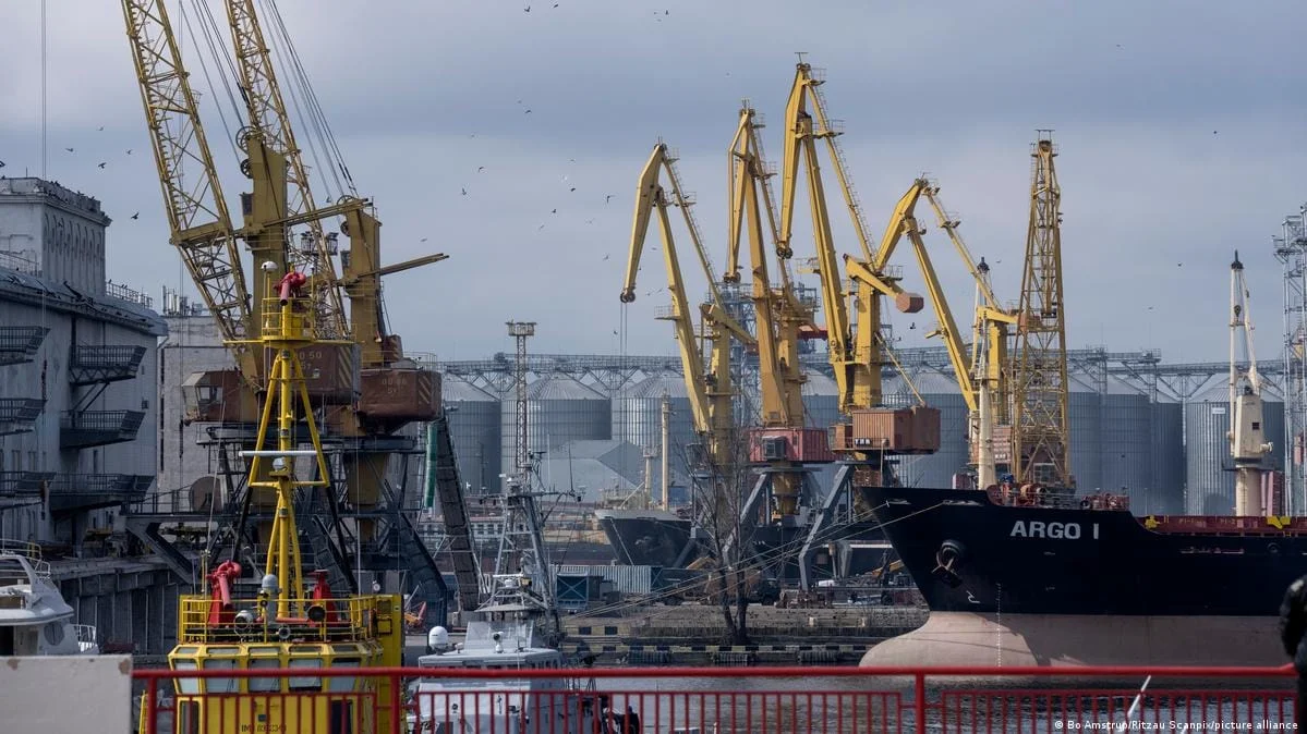 Pelabuhan Mykolaiv di Ukraina yang menjadi sasaran serangan militer Rusia