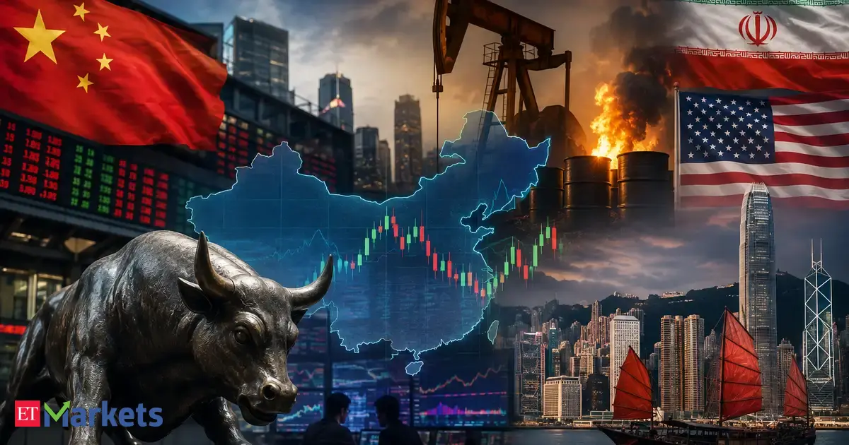 Ilustrasi pergerakan pasar saham global akibat konflik geopolitik