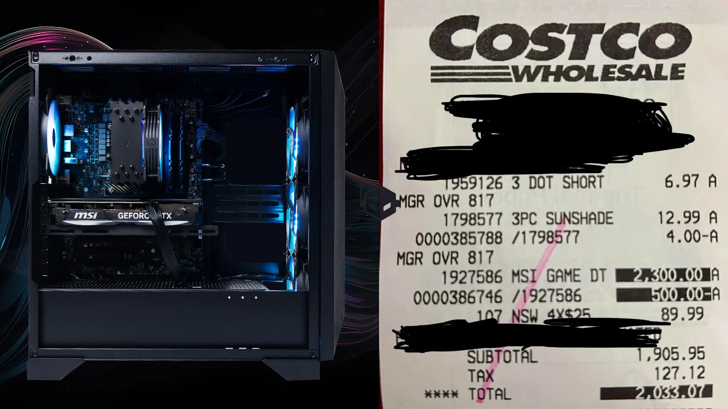 PC gaming dengan kartu grafis RTX 5080 dijual murah di gerai Costco