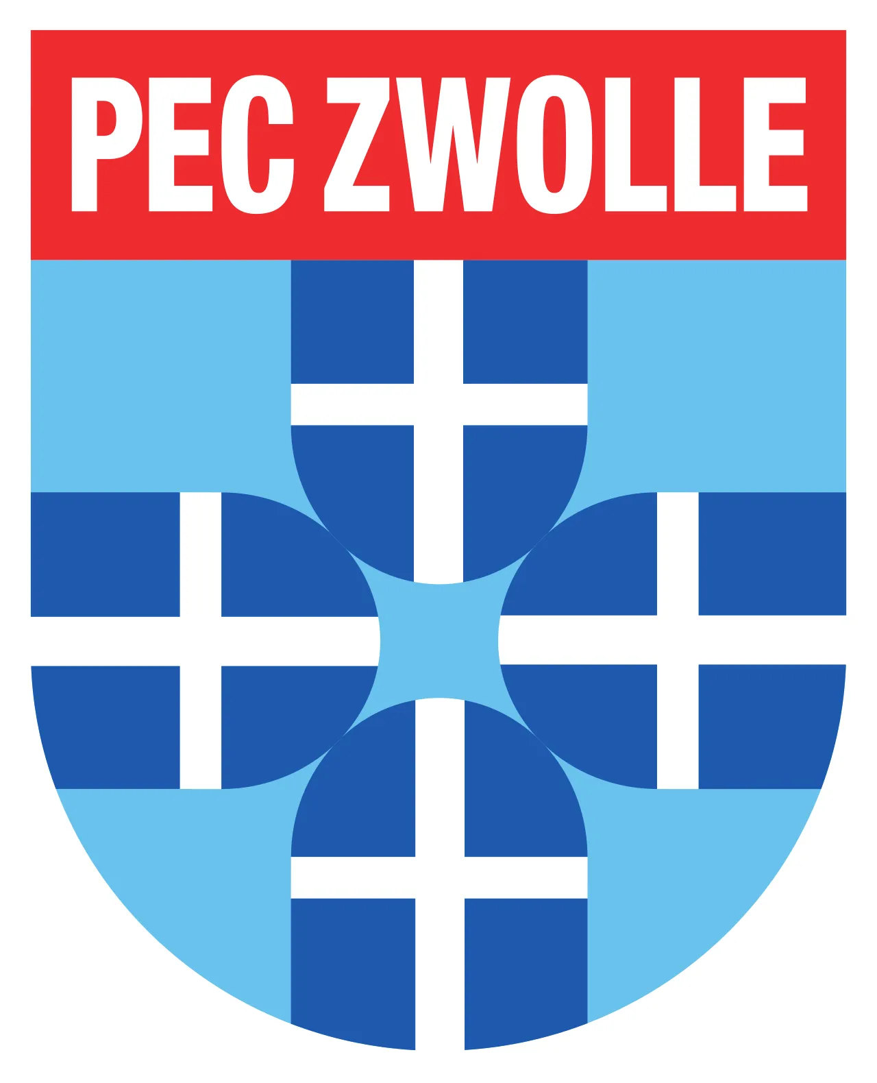 Logo resmi klub sepak bola profesional Belanda PEC Zwolle