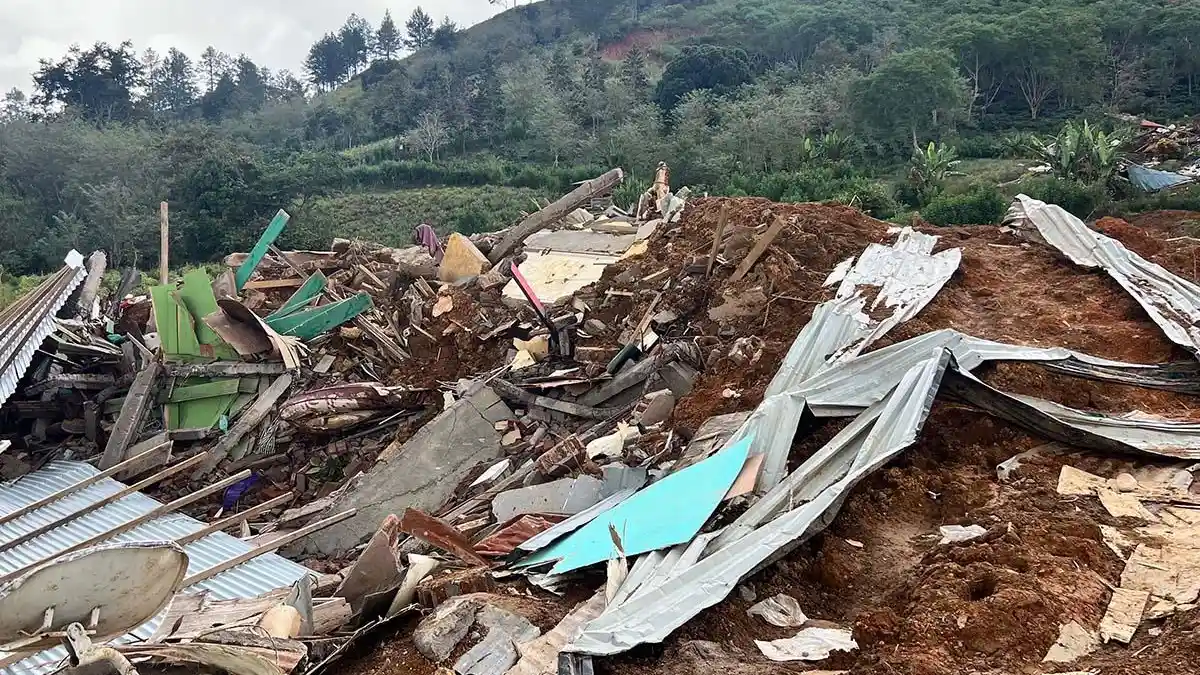 Areal persawahan di Aceh Tengah yang belum tersentuh pemulihan pascabencana