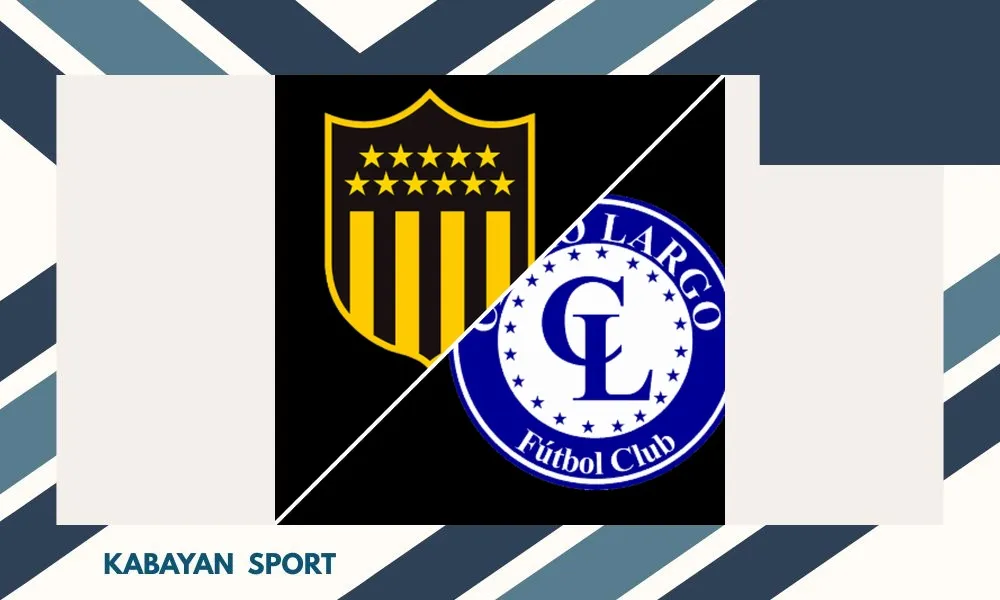 Selebrasi pemain Peñarol usai mencetak gol ke gawang Cerro Largo dalam ajang Liga AUF Uruguaya