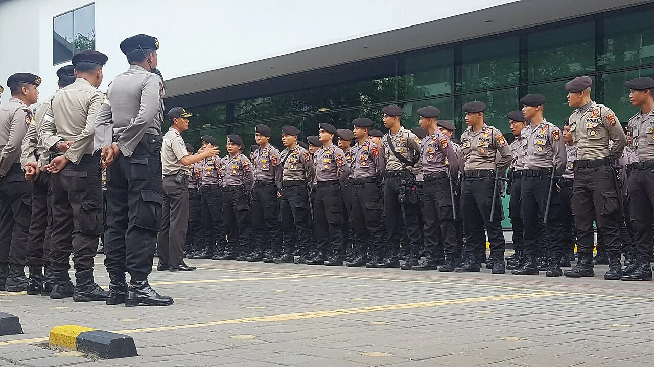 Gedung markas besar Kepolisian Republik Indonesia di Jakarta