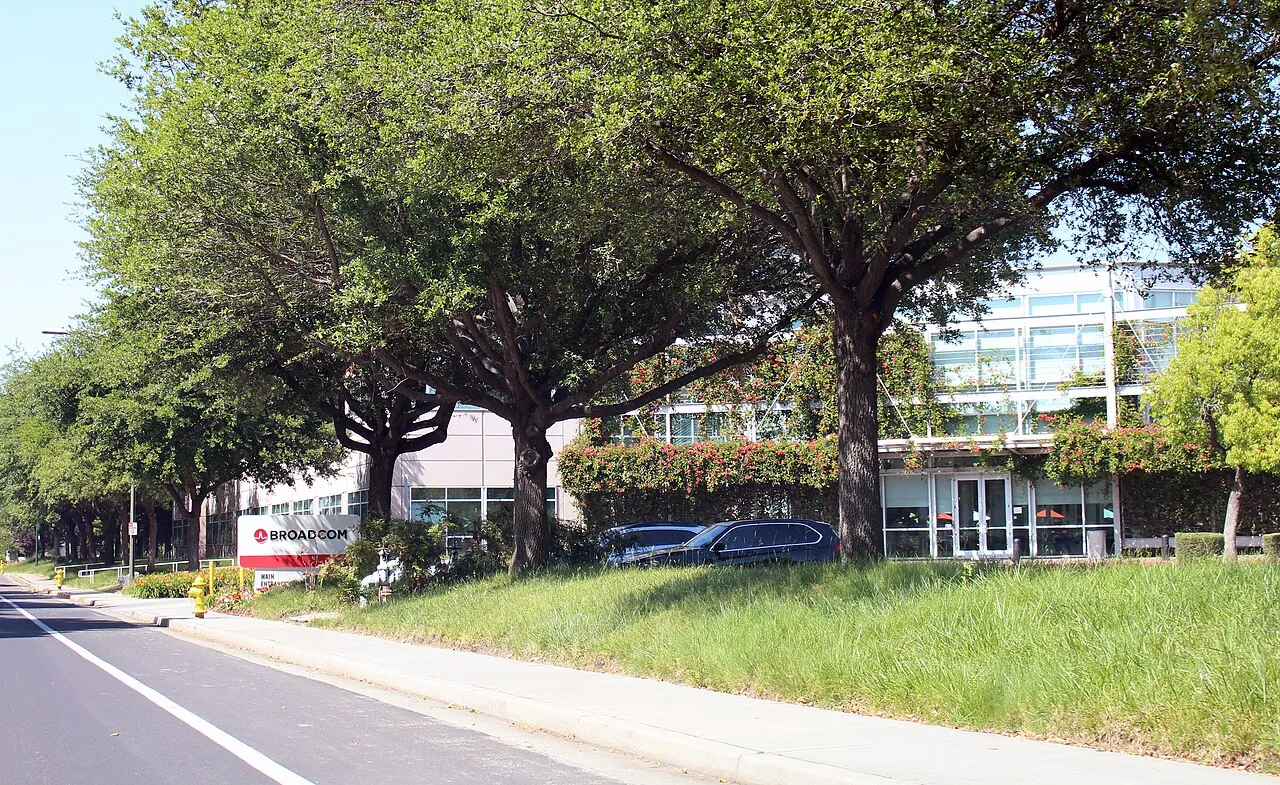 Kantor pusat Broadcom di Palo Alto, California, Amerika Serikat