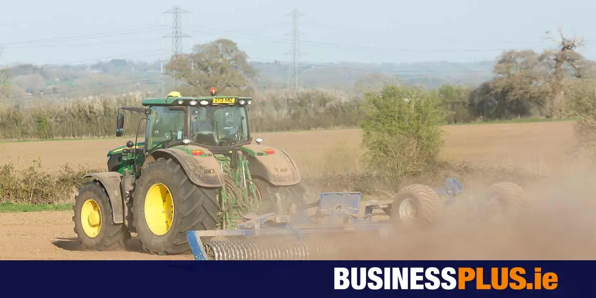 Lahan pertanian kering di Irlandia akibat cuaca panas ekstrem